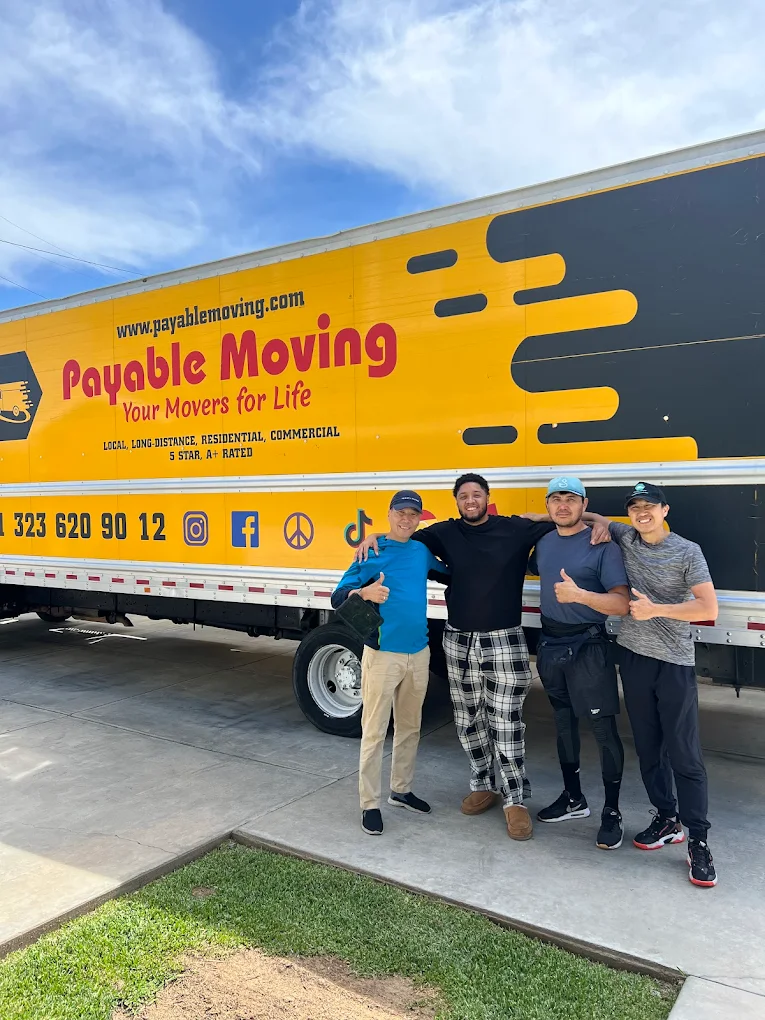 Payable moving company - plumbing services in Los Angeles