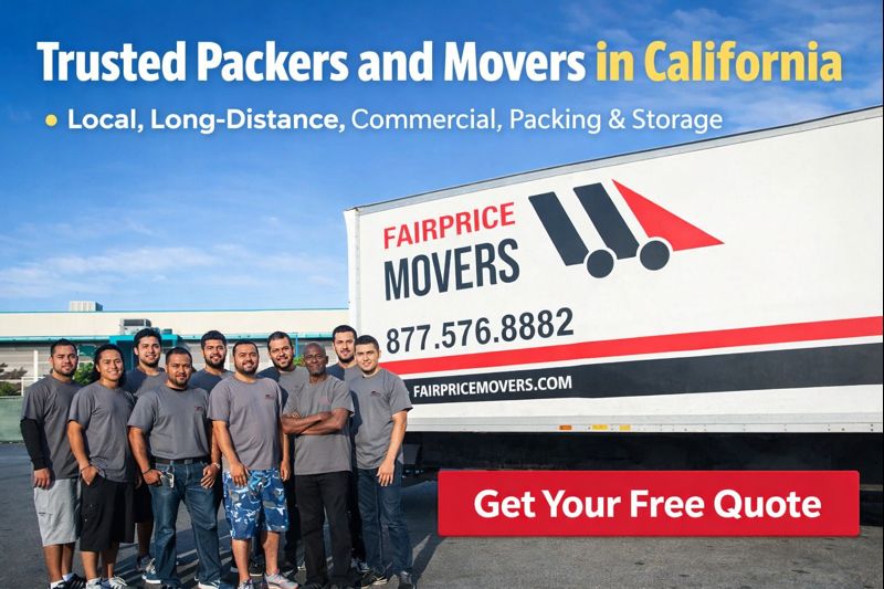 Fair price movers - Movers and Packers in California