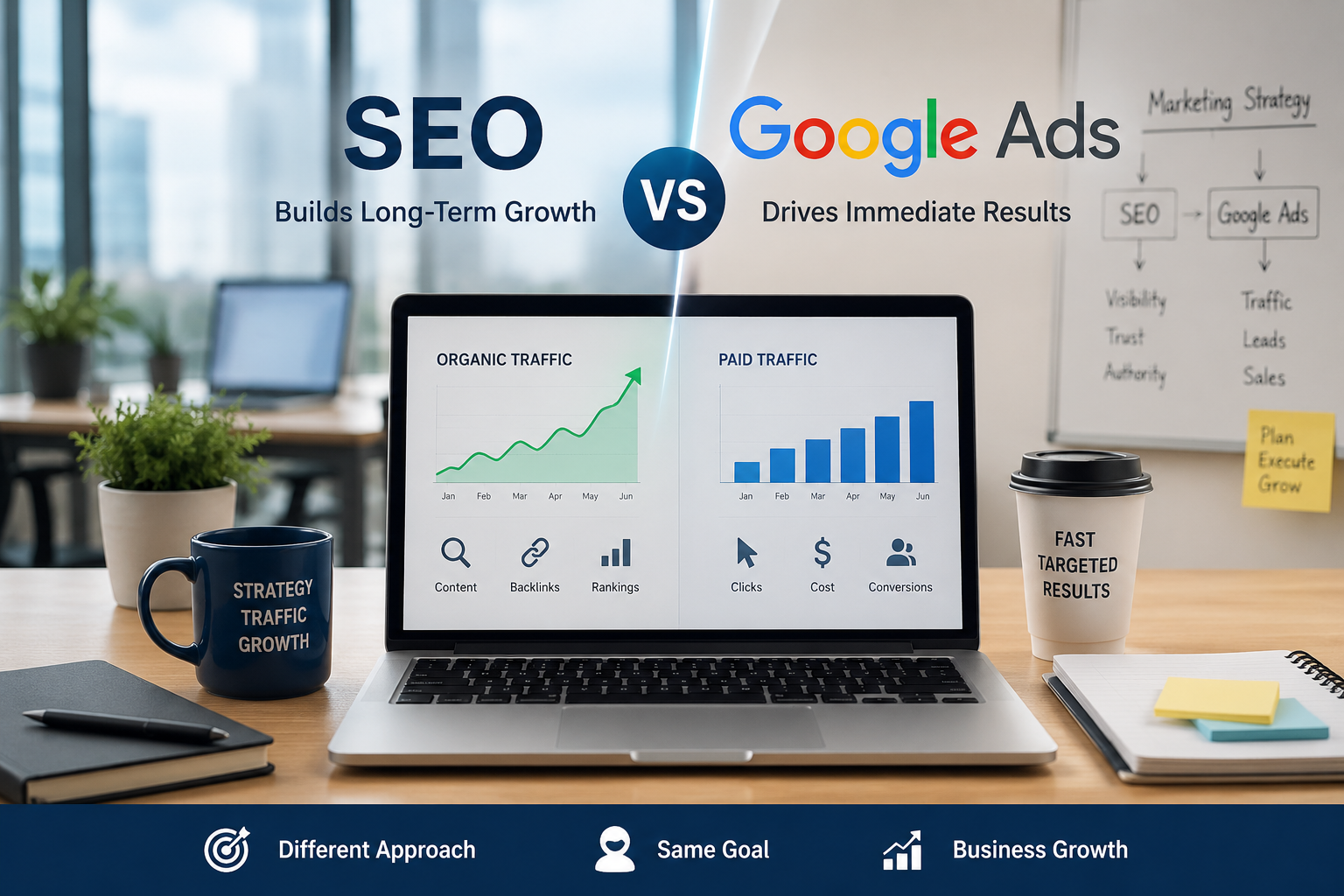 SEO vs Google Ads: Which One Is Better for Long-Term Online Growth?